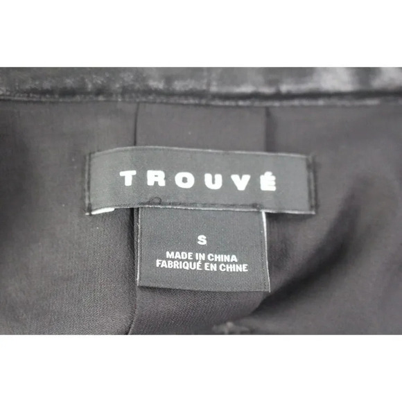 ladies black TROUVE Blouse size S - Picture 6 of 6